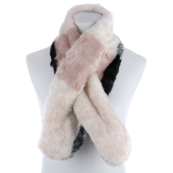 Multi Color Faux Fur Neck Warmer - Picture 1 of 1